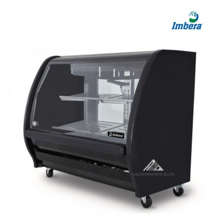 Imbera PHS-14 Vitrina Cremera en color Negro de 13.53 pies cúbicos