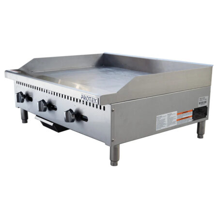 Plancha a Gas Protek PLP-900G Acero Inoxidable 3Q